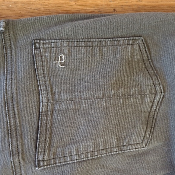 💎 Rag & Bone Olive Green The Skinny Jeans size 30 - Flawed Gem - Picture 8 of 14